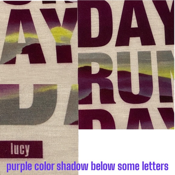 XS Lucy Sun Day Run Day T-shirt wicking, short sleeved, no chafe, white lightwt - Picture 3 of 11